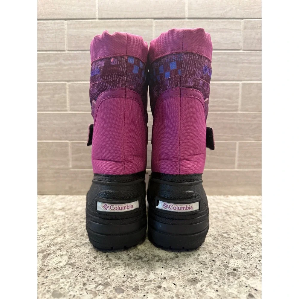 Columbia Toddler Waterproof Powderbug Plus Insulated Warm Snow Boots Size 8